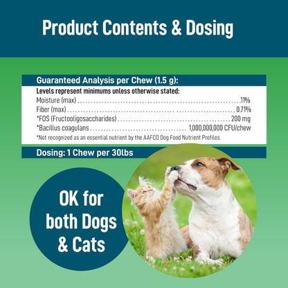 Saint Barkus Probiotic + Fiber - Gut Health & Digestion Support